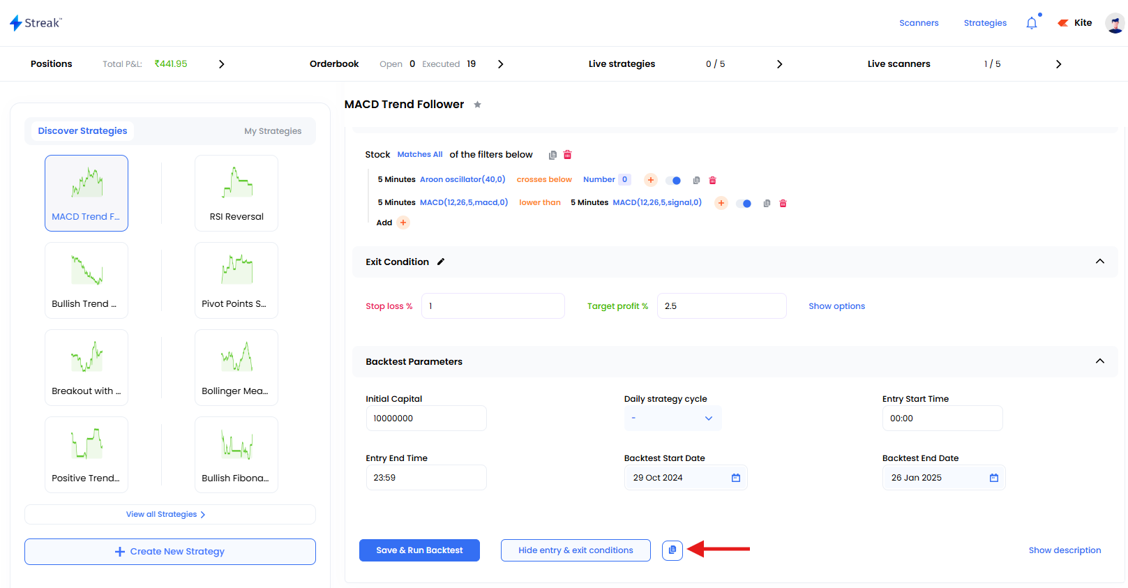 Deploying discover strategies